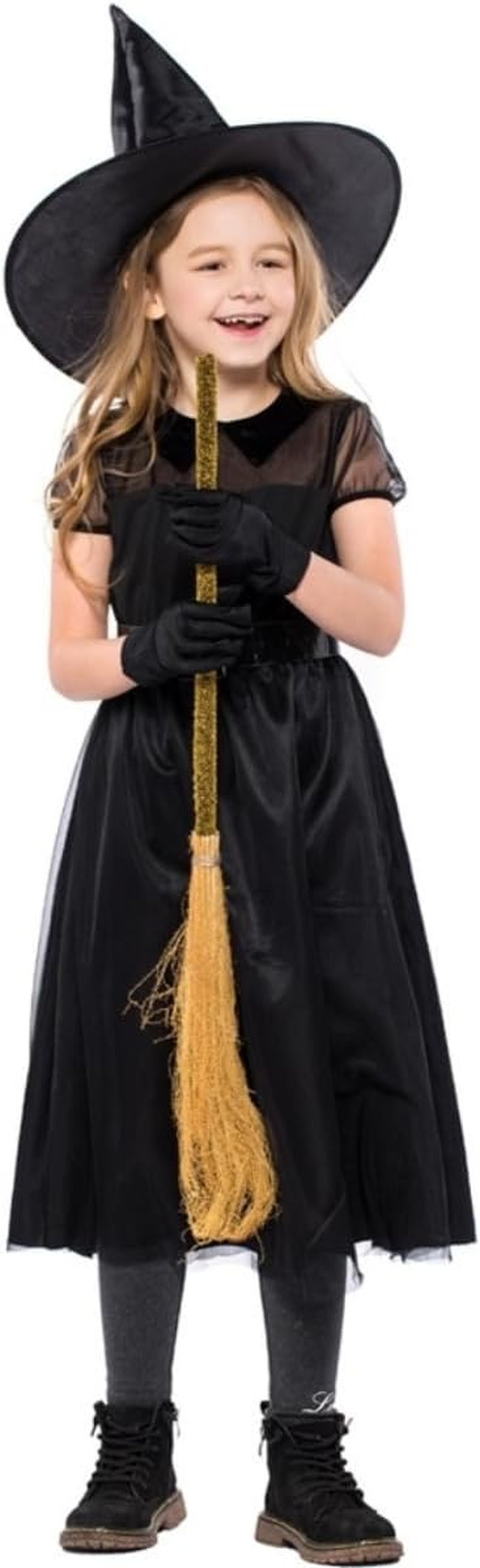 Costume Bay Wicked Witch Costume Halloween Book Week Dress up Spooky Outfit for Magic-Themed Trick-Or-Treat Cosplay Party Attire For