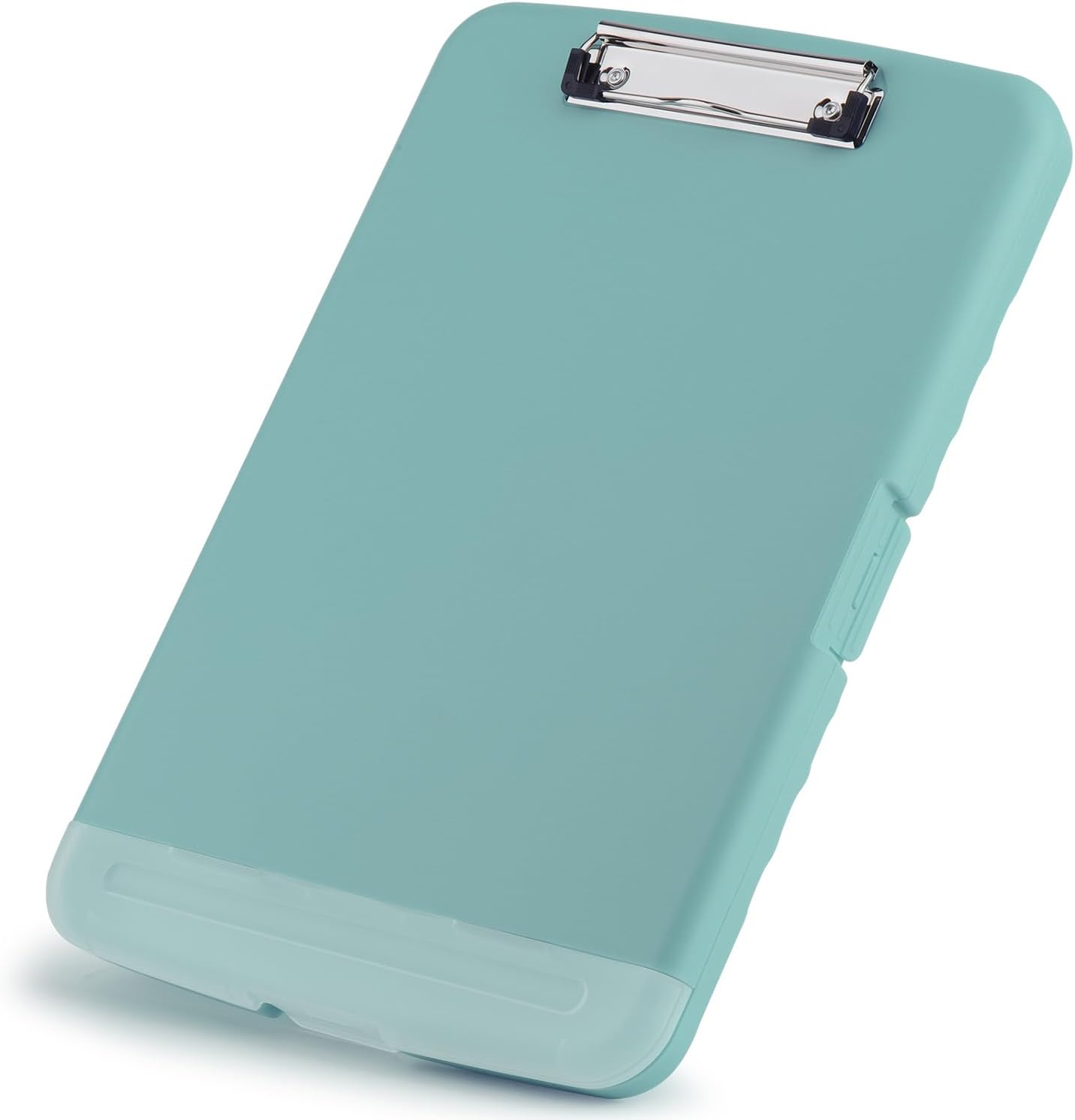 ZCZN Plastic Clipboard Storage Box with Separate Pen Compartment, Great for School,Utility,Industrial Office, Medical Personnel, Black