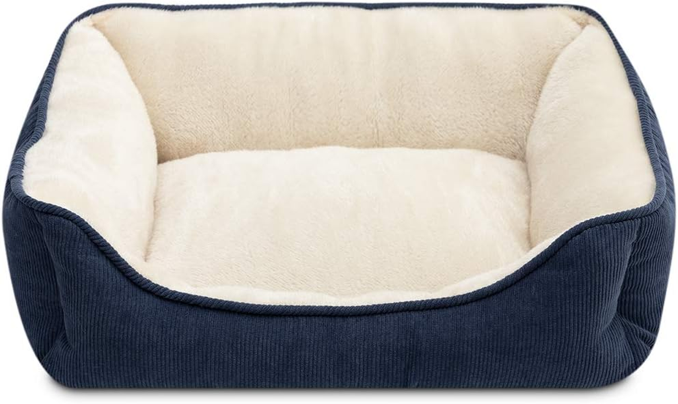 Hollypet Cat Bed Small Dog Bed Pet Bed for Cats and Puppy, Soft Pet Sleeping Bed Breathable Pet Cushion, Purple(55 * 45 * 15Cm)