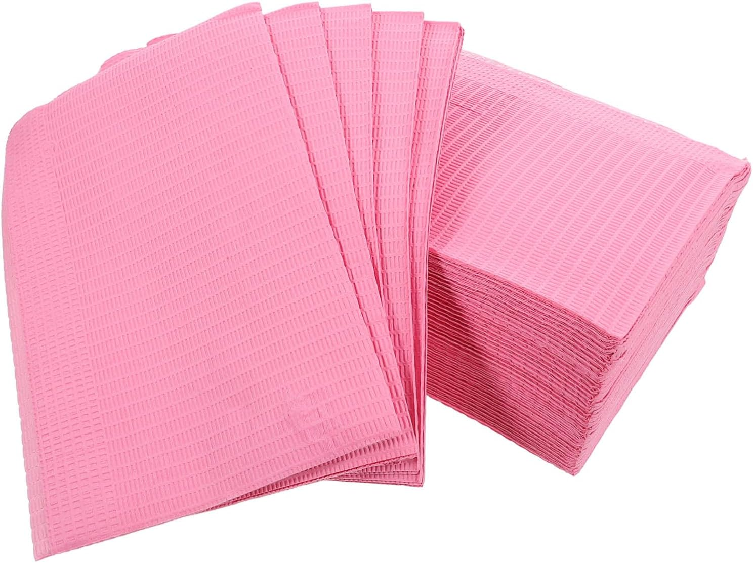 Generic 125Pcs Disposable Nail Mats Waterproof Cleaning Pads Dental Bibs Table Cover, for Tattoo Nail Salon SPA, 13" X 18"