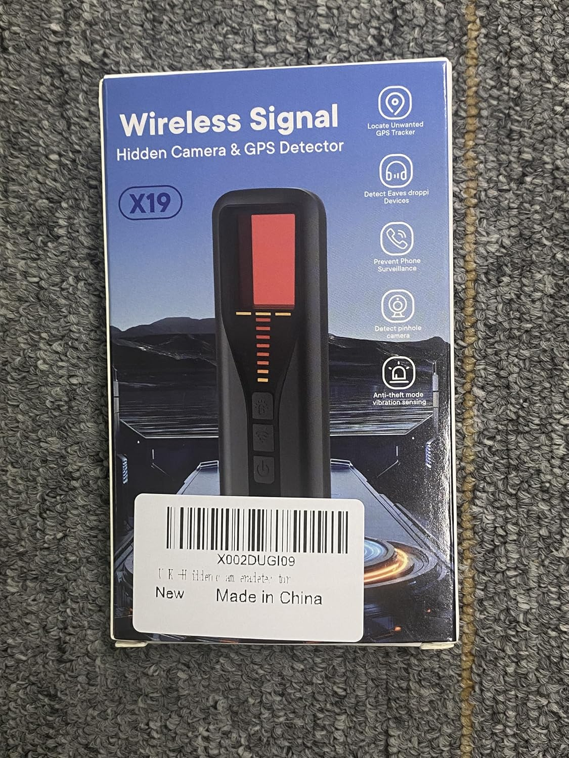 Kozyone Hidden Camera Detectors, GPS Tracker Detector, 6 Modes 5 Levels Sensitivity, Bug Detector & Camera Finder for Travel, Car, Bathroom, Hotel image number 5