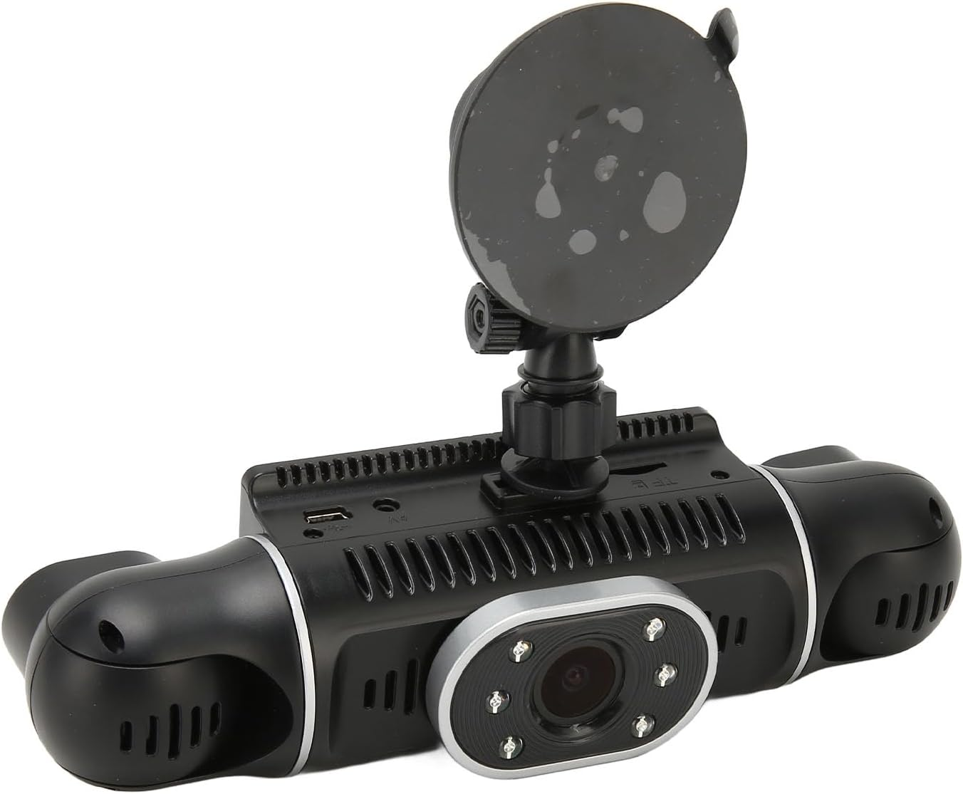 Dash Cam Front and Rear, 4 Channel Camera Car Recorder 3 Inch Display HD 1080P, IR Night Vision 360 Degrees Panoramic for Vehicle image number 1