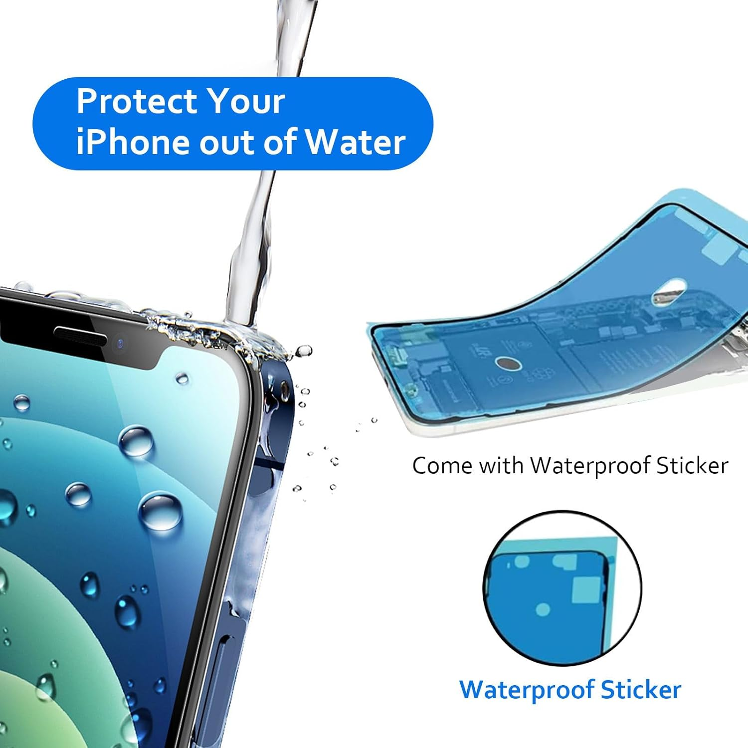 EFAITHLIFE for Iphone 14 Pro Max Screen Replacement 6.7 Inch,Lcd Display Touch Screen Digitizer Assembly Compatible with Model A2894, A2651, A2893, A2895(No Tools)