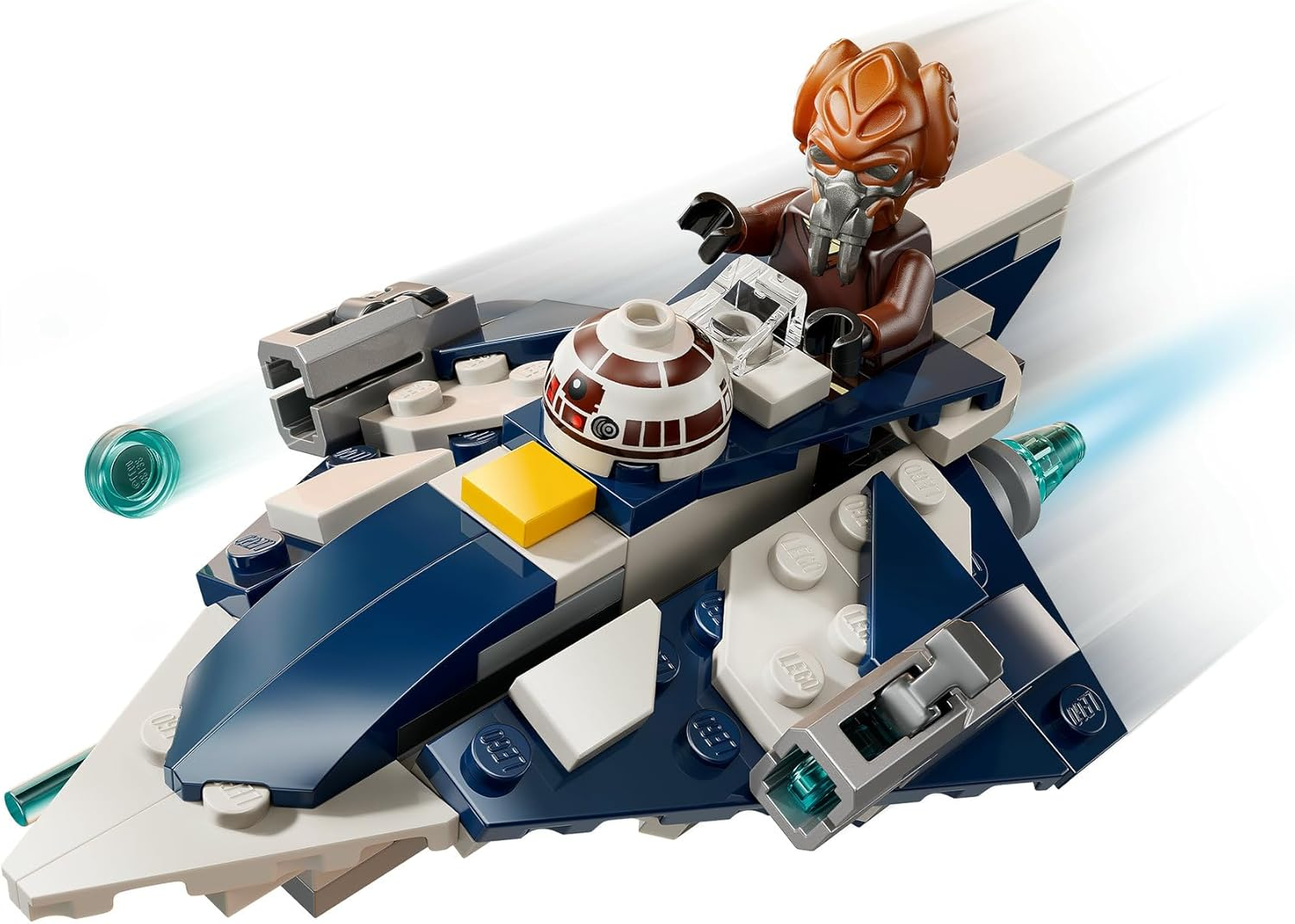 LEGO&reg; Star Wars: the Clone Wars&trade; Plo Koon&rsquo;S Jedi Starfighter&trade; Microfighter 75400 Collectible Building Toy for Kids, Toy for Boys, Girls and Fans Aged 6 Years Old and Up, Includes a Blue Lightsaber&trade; image number 5