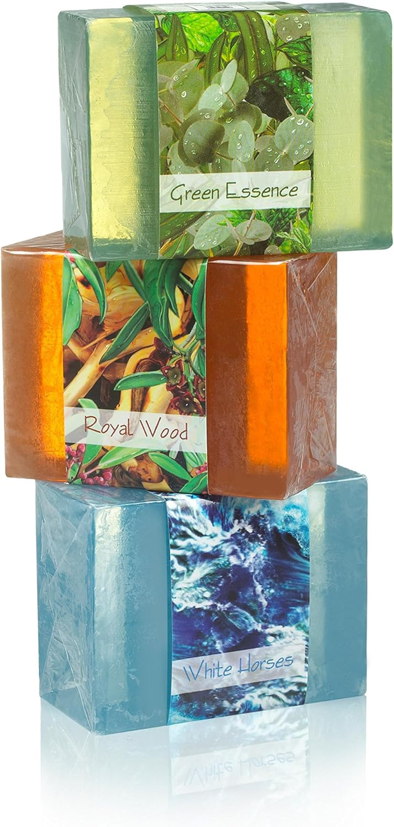 Glycerin Soap Sets by Nabila K (Glycerin Soaps Set 1: Green Essence, Royal Wood, White Horses) image number 3