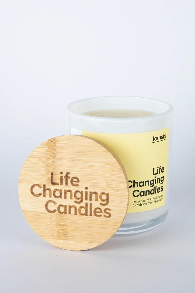 Kenshi Caramel and Vanilla Life Changing Candle 400 G