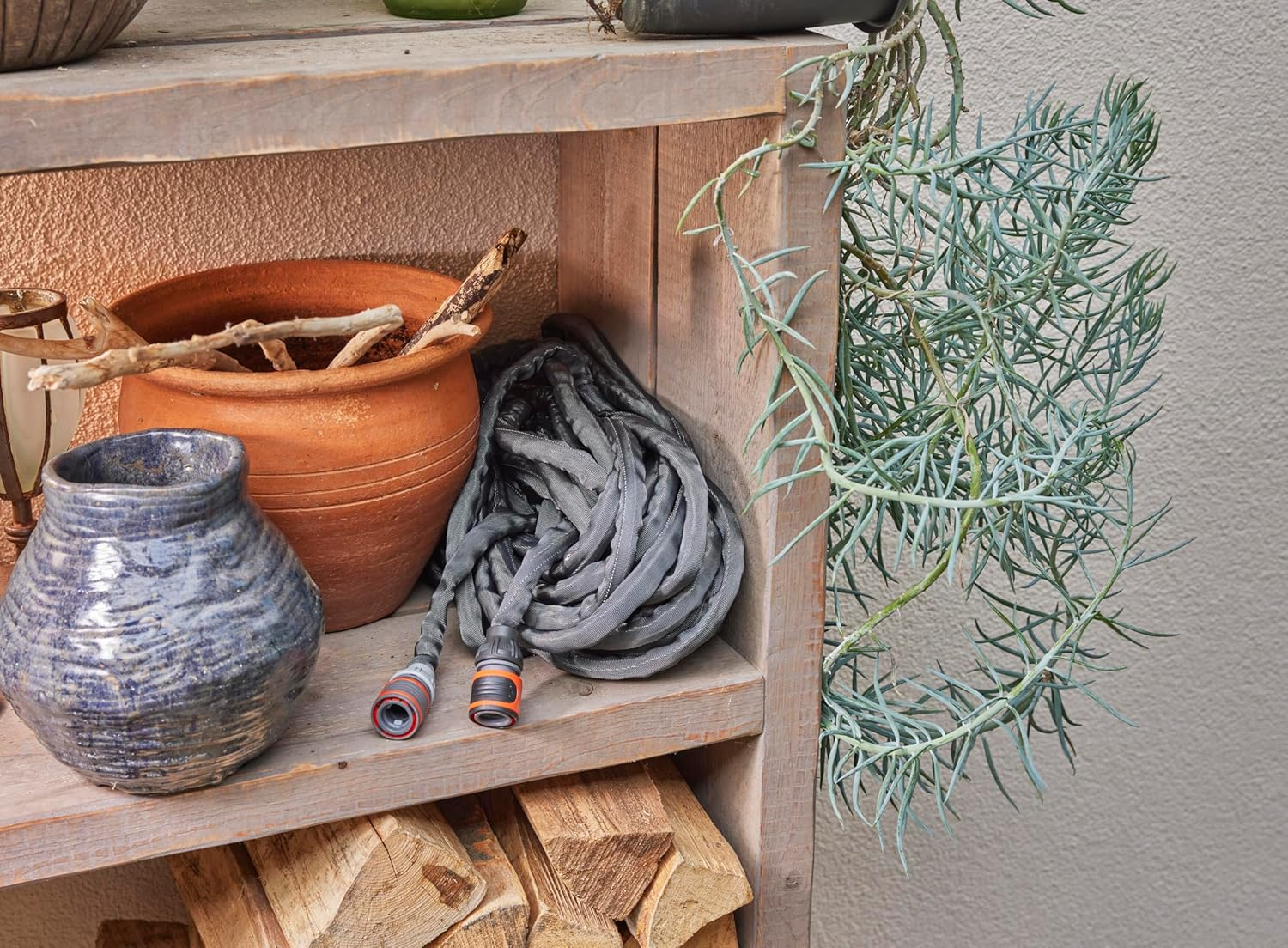 Gardena Liano Life Textile Hose 1/2 Inch, 25M: Highly Flexible Textile Garden Hose, with PVC Inner Tube, No Kinking, Lightweight, Weather-Resistant (18455-20) image number 6