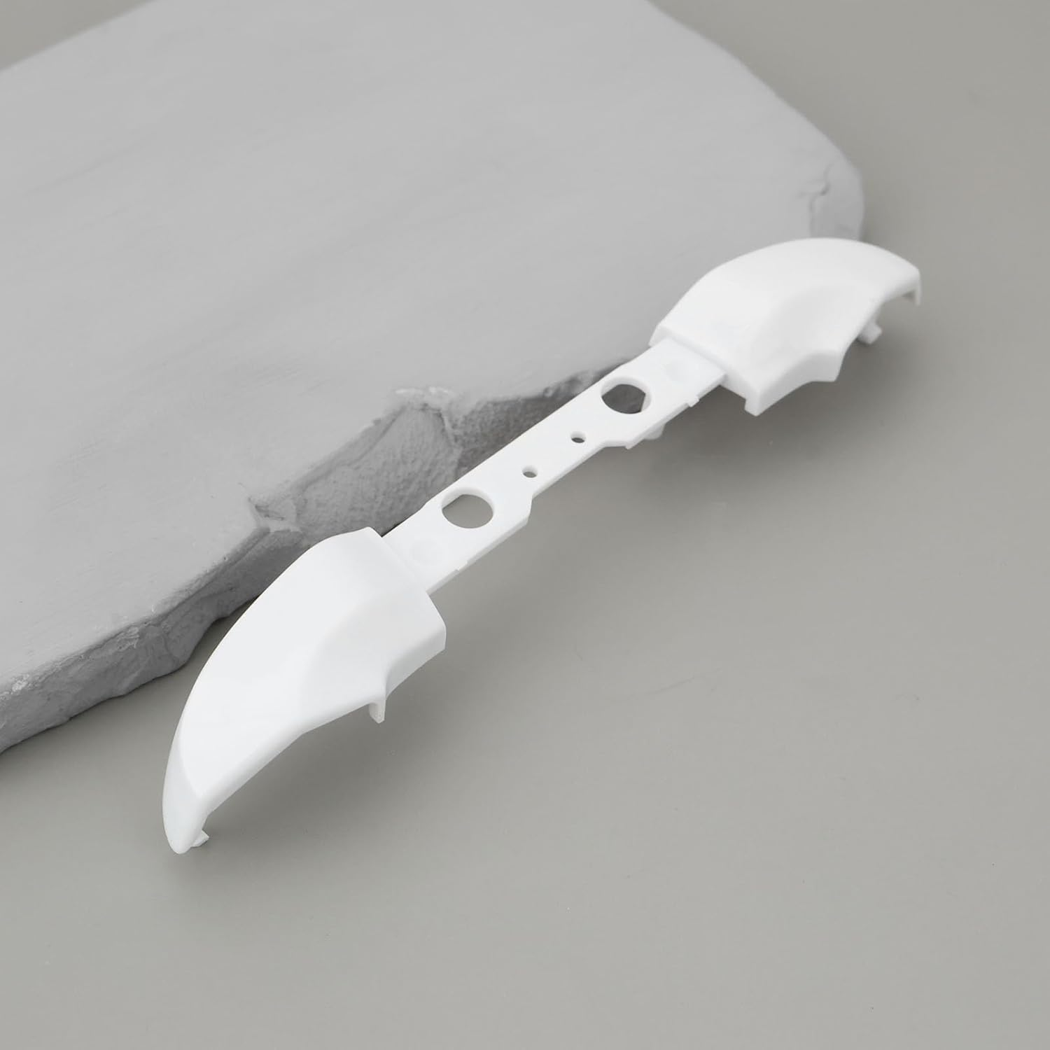 Emsea 6Pcs Trigger Bumper Button Game Console Controller Buttons Compatible with Xbox ONE Slim RB LB White - White image number 3