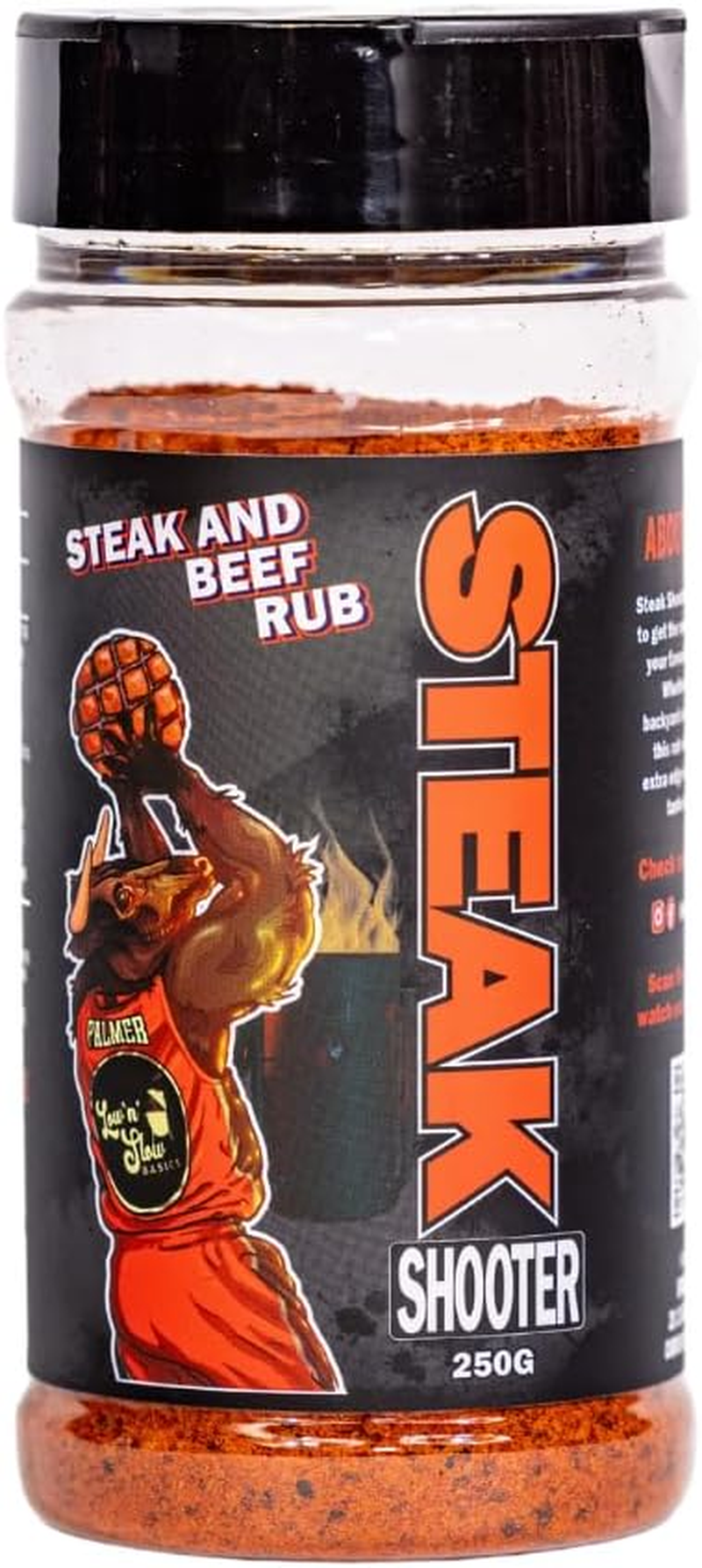 Low and Slow Basics Steak Shooter Rub 250 G
