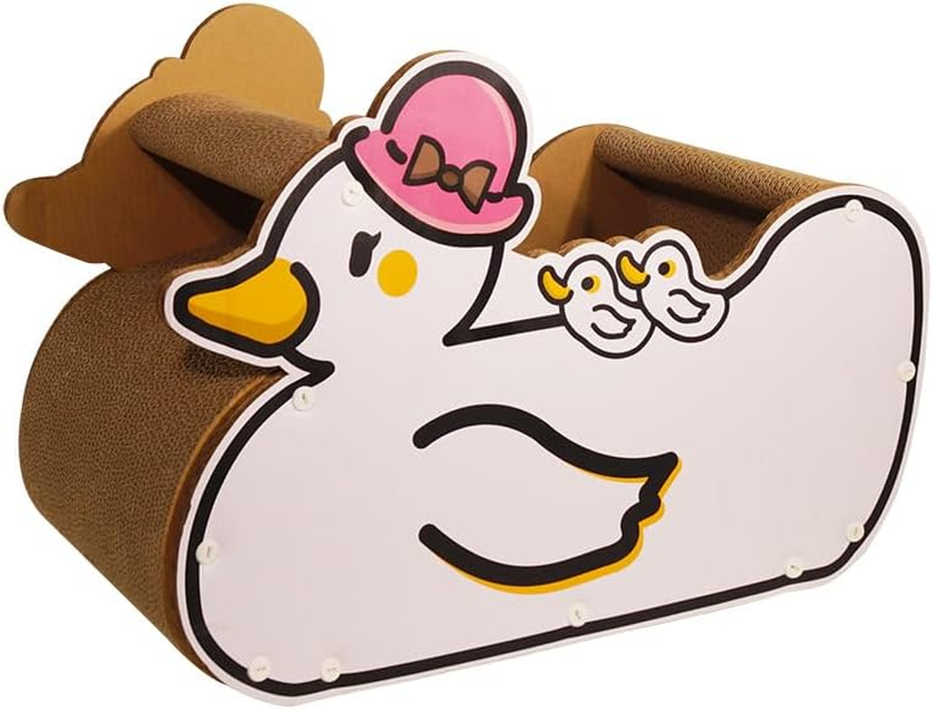 Cat Scratching Post, Cat Litter Box, Cat Bed, Cat Sofa, Cat Scratching Board, Indoor Cat Scratching Post (Bathing Duck-Women) image number 3