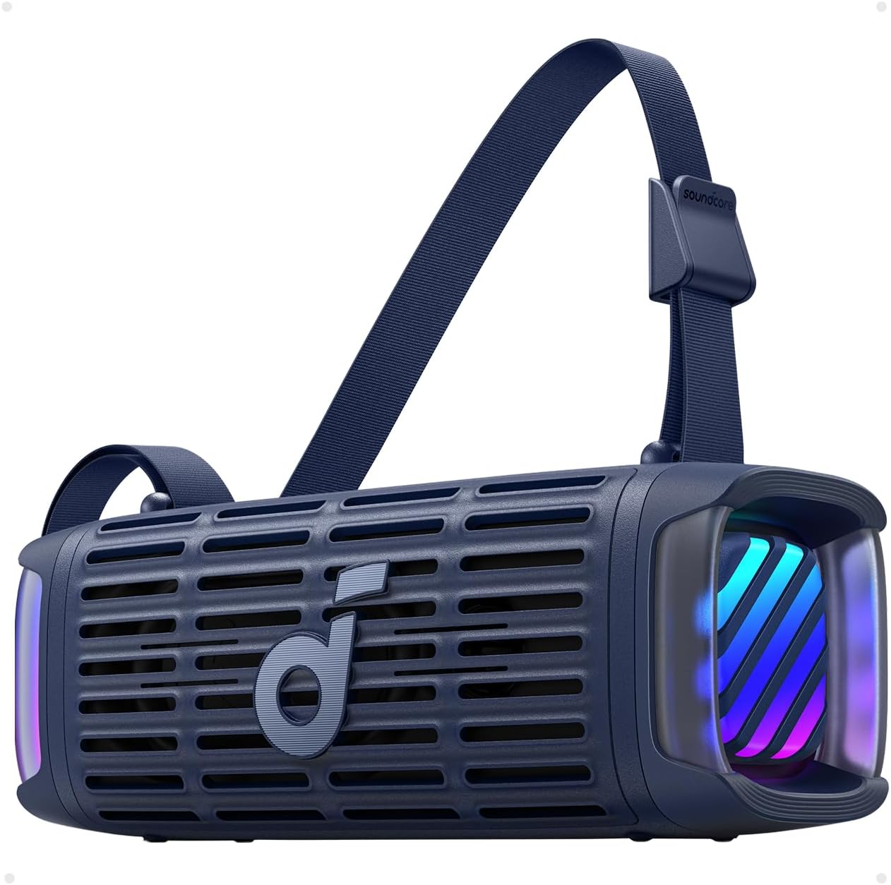 Soundcore Boom 3I by Anker, Rugged Outdoor Speakers, IP68 Waterproof, Floating Playback, Saltwater-Resistant, Bassup 2.0, 50W Portable Speaker (Blue)