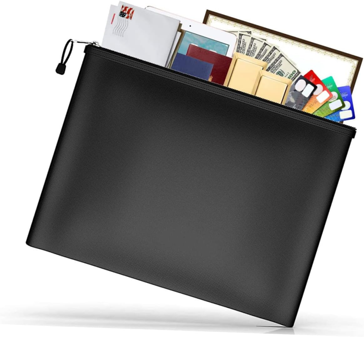 BCOATH Fireproof and Document Bag Document Holder for Home Office Use Safe and Secure image number 5