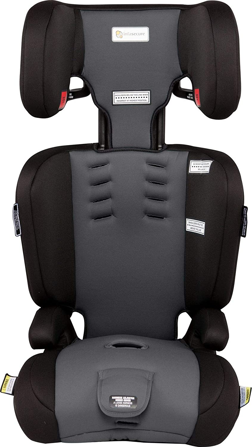 Infasecure Visage Astra Convertible Booster Seat for 6 Months to 8 Years, Grey (CS7313) image number 2