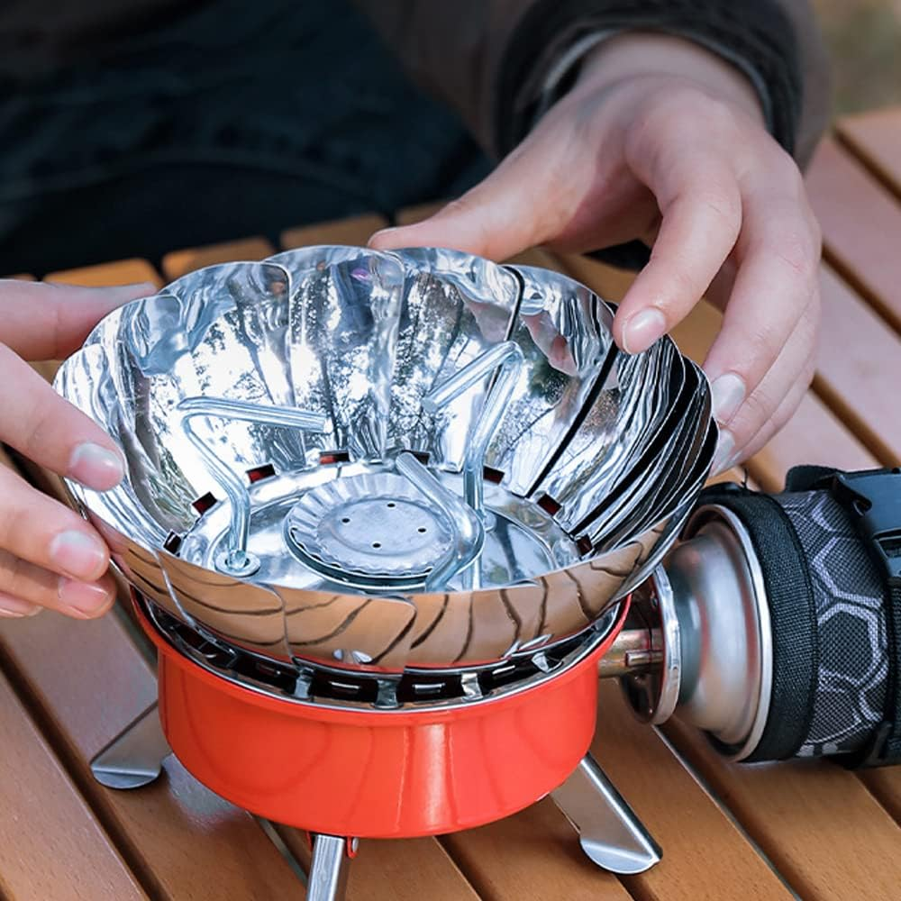 Outdoor Electronic Ignition Stoves Tourist Portable Cooking Accessory Foldable Gasstove Adjustable Firepower Camping Hiking Furnace Gascooker