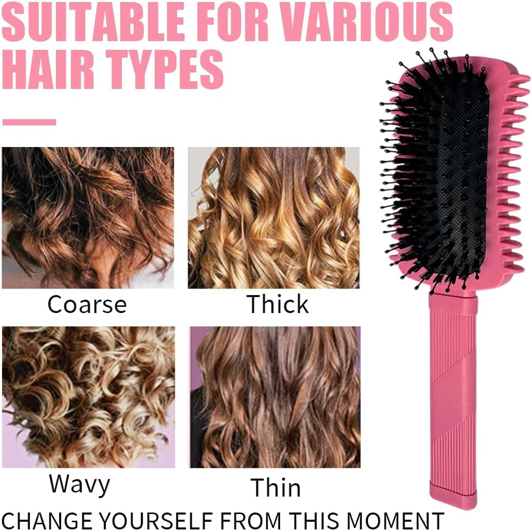 JAWUZ Curl Defining Brush, 2025 Improved Curly Hair Brush, Hair Brush Curls, Versatile Curling Brush, Curl Brush for Women, Curly Hair, Hair Care (Red) image number 1