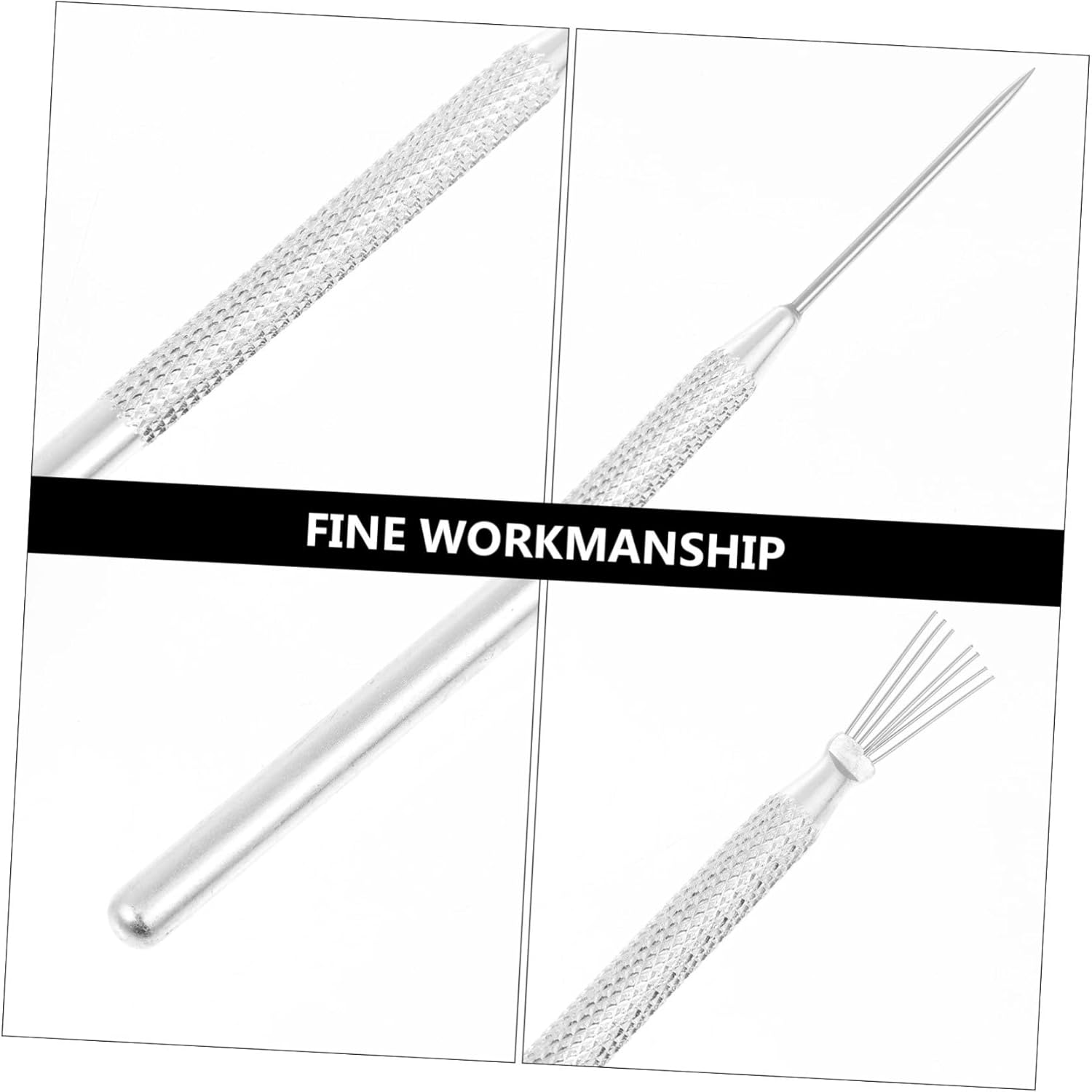 TEHAUX Pottery Clay Tools 4Pcs Clay Needle Tools for Detailed Sculpture and Modeling image number 4