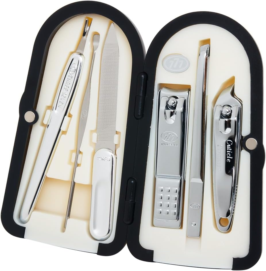 Three Seven (777) Korean Nail Clipper! World No. 1 Travel Manicure Grooming Kit Nail Clipper Set (6 Pcs, 4000XG), MADE in KOREA, since 1975 image number 4