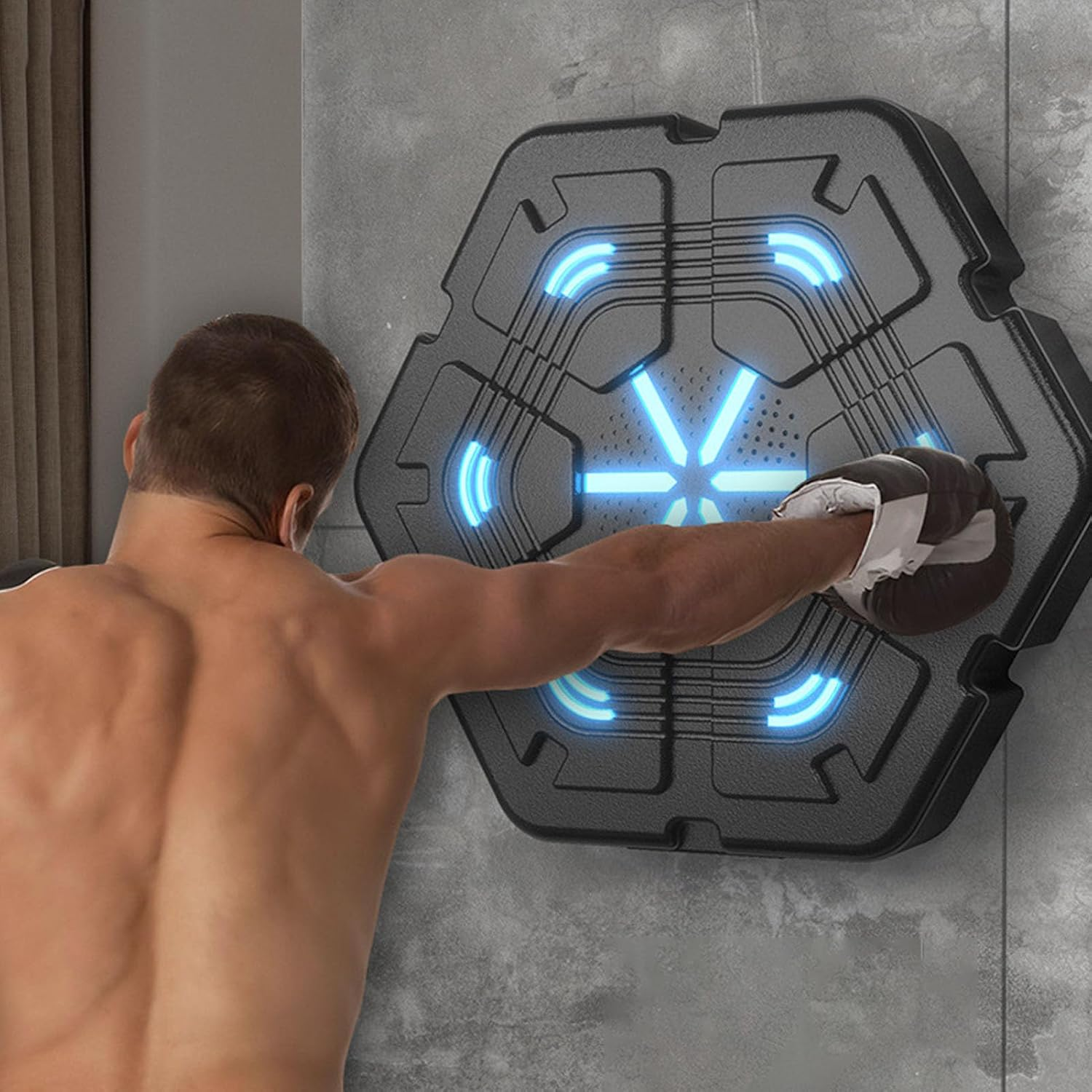 Smart Bluetooth Music Boxing Machine, Home Wall Mount Musical Boxing Machine, Electronic Smart Focus Training Boxing - for Amateur Home Workout Boxing Equipment image number 1