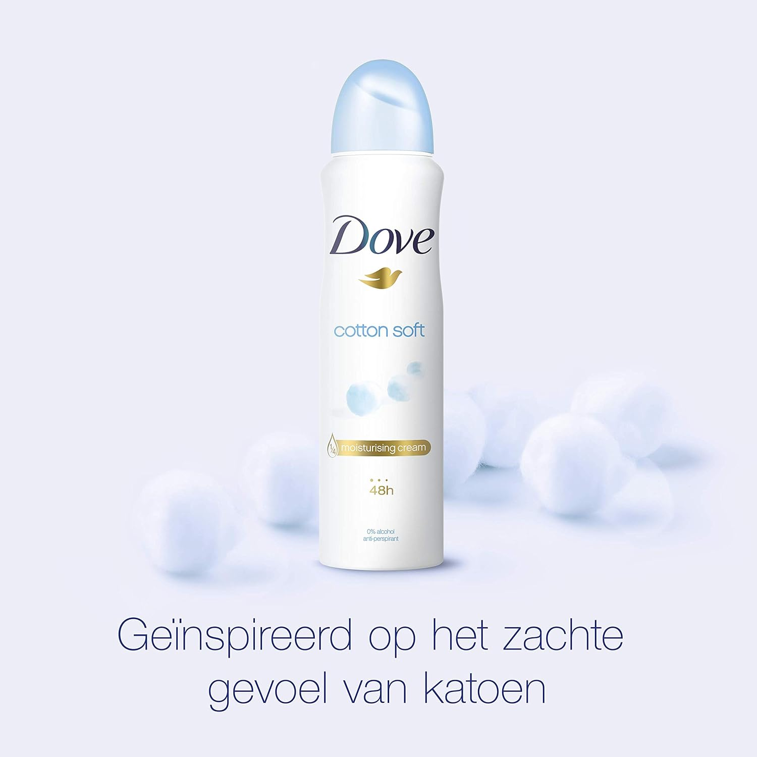 Dove Cotton Soft Body Spray for Woman, 150 Ml (Pack of 2) image number 6