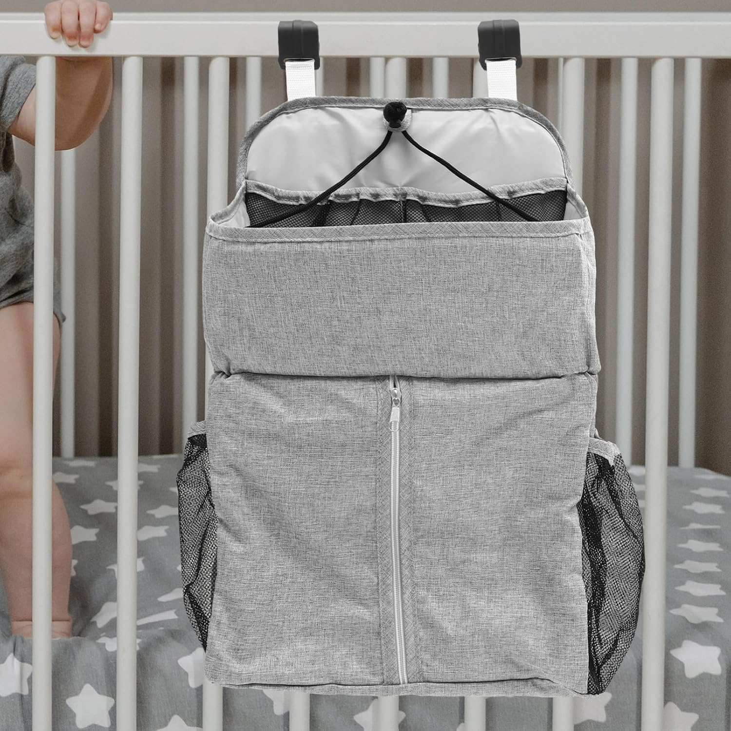 Boy Girl Diaper Bag Bed Bag Hanging Storage Nappy Changing Products for Newborn image number 2
