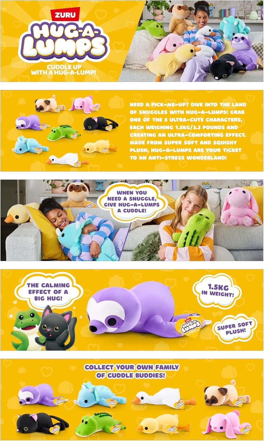 ZURU Hug a Lumps Medium Series 1 Assorted