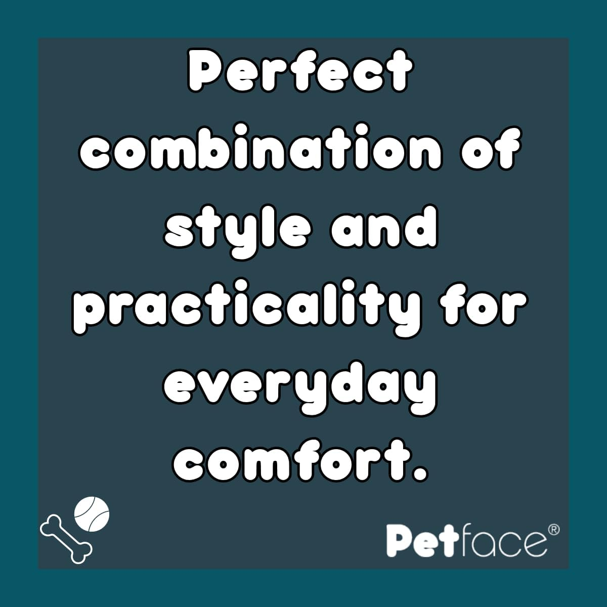 Petface Ocra Bold Spot Dog Collar, Large image number 3