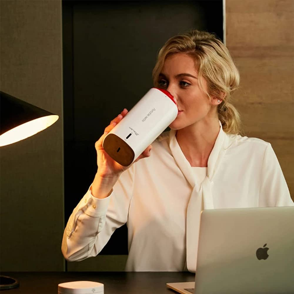 Portable Travel Electric Kettle,500Ml Fast Boiling Water Automatic Shut-Off Stainless Steel Mini Thermos , Hot & Cold Drinks, Tea Kettle, Milk and Coffee