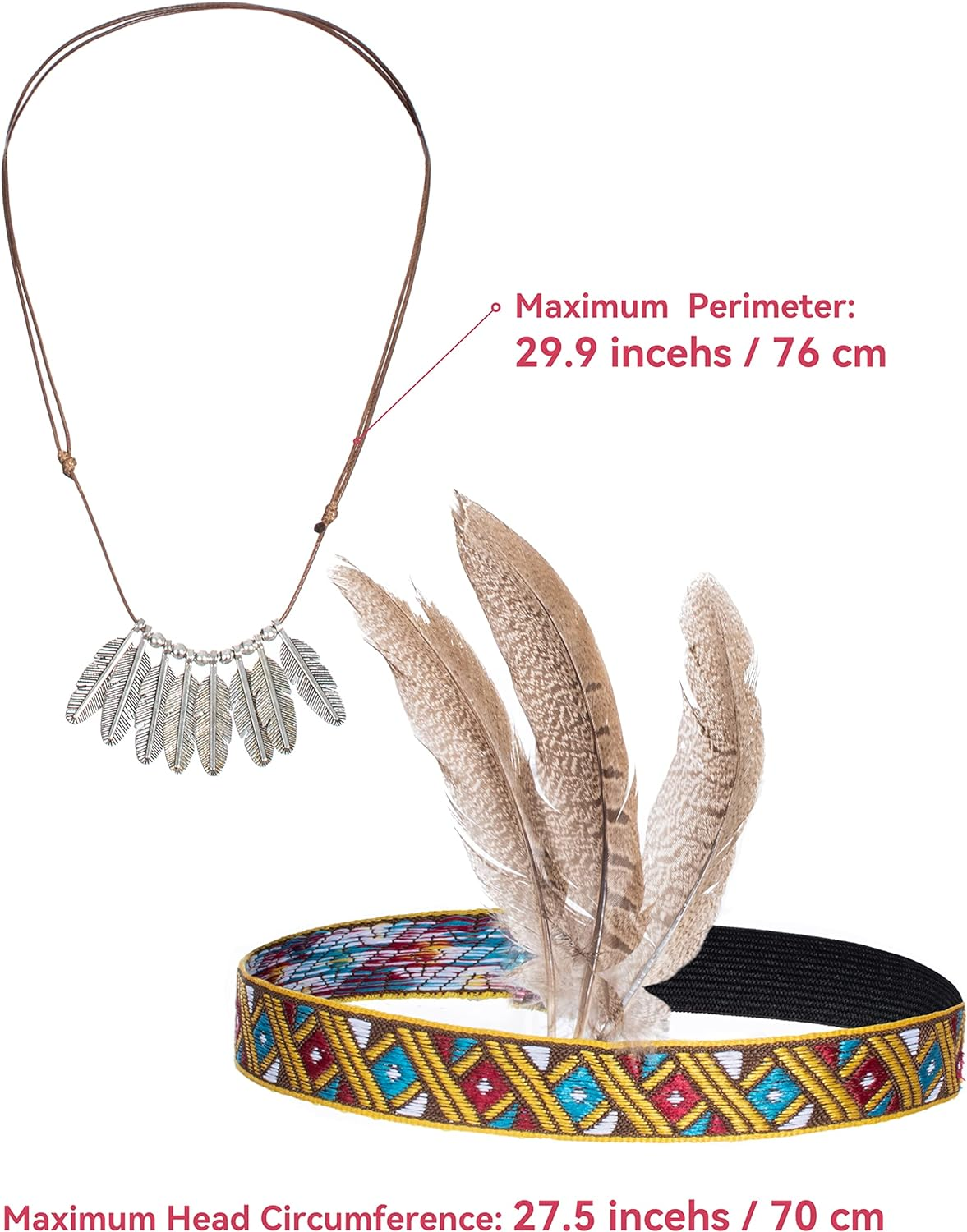 Native American Costume Girls Dress Indigenous American Indians Kids Cosplay 2-12 Years image number 6