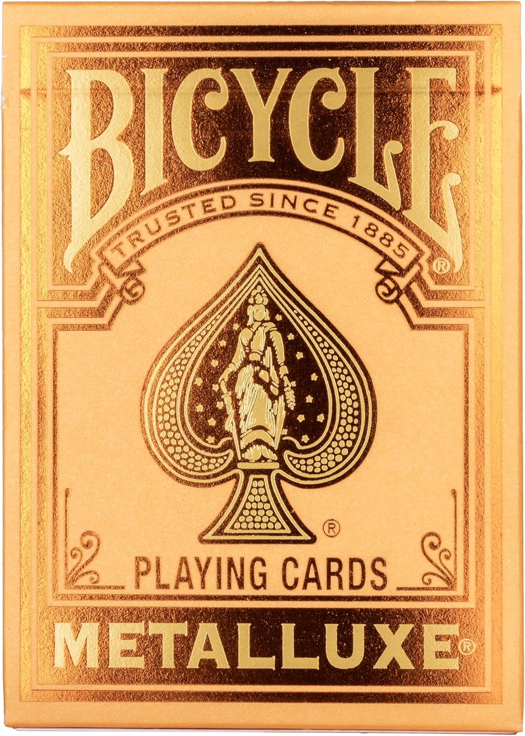 Bicycle Metalluxe Orange Playing Cards Deck image number 3