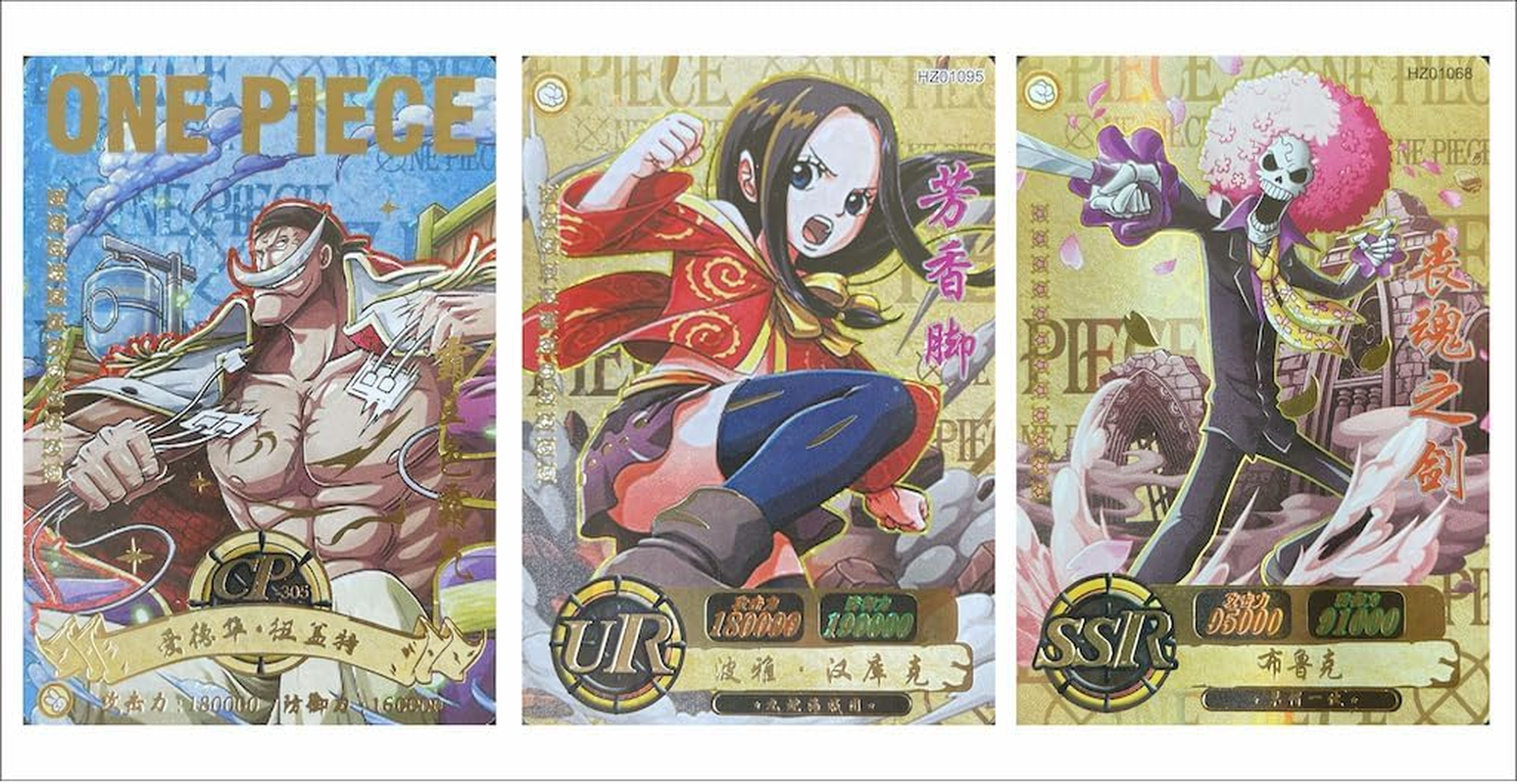 Anime Trading Cards: One Piece Collectable Trading Cards - Assorted Collectable Cards - Booster Pack Box - Booster Packs - S1-D (30 Packs)
