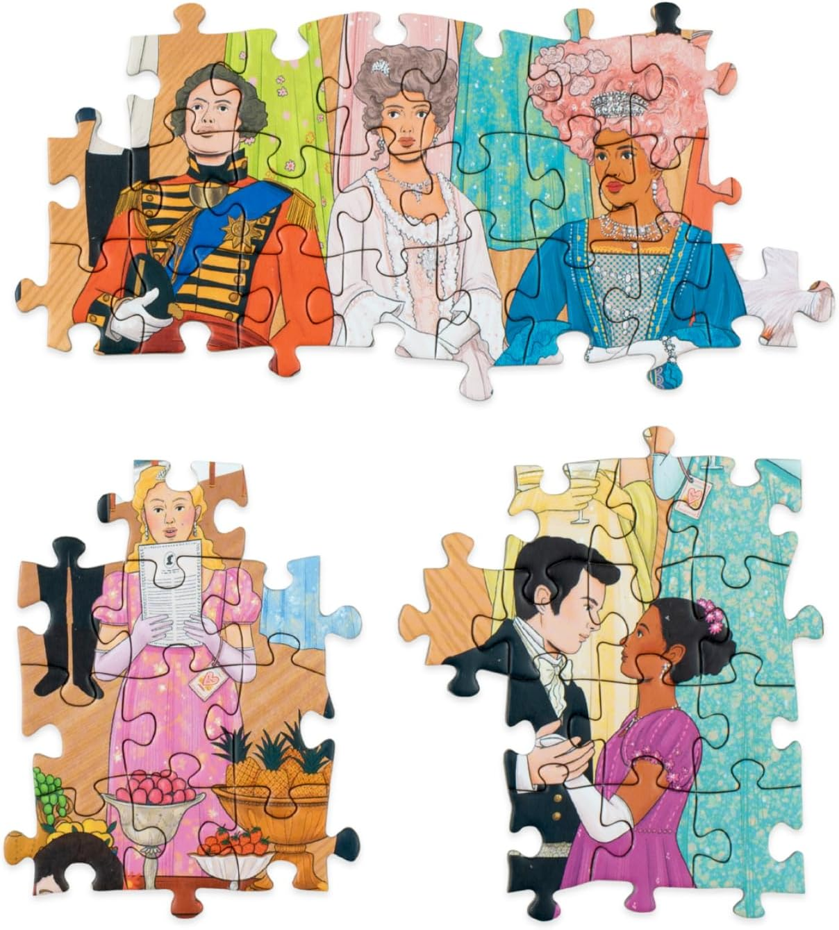 The World of Bridgerton 1000 Piece Puzzle: a 1000-Piece Jigsaw Puzzle with over 30 Characters to Spot image number 4