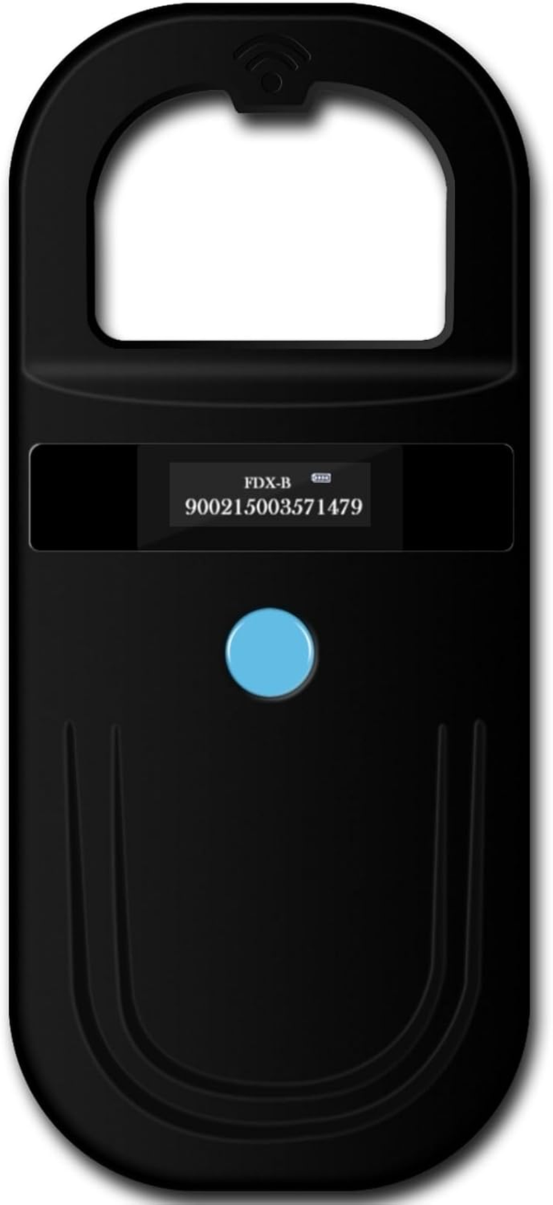 Smoostart Microchip Scanner, ISO11784/85/FDX-B/EMID 128 Records Data Storage Upload to PC, Pet Microchip Scanner Reader for Dog/Pet/Cat/Pig/Animal (SMOO01 Black)