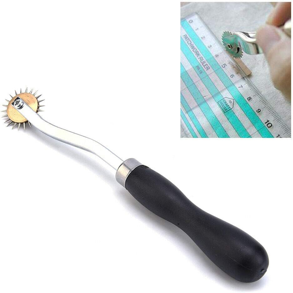 Overstitch Wheel POWERTOOL Stitch Spacing Tool Sewing Pattern Tracing Pricking Wheel Sewing Roulette Spacer Wheel Tools for Leather,Paper and Cloth Craft image number 5
