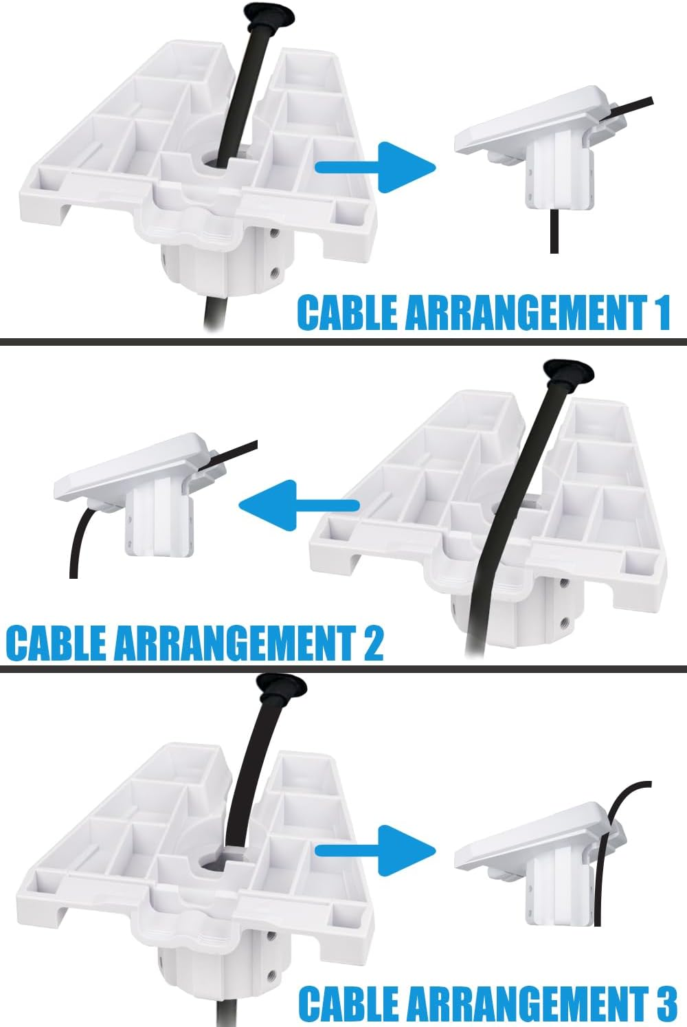 GOG Starlink V3 Pipe Adaptor, Available for Starlink Gen 3 Universal Mast Adaptor, Starlink Pole Mount, Suitable for Pipe Diameters within 2.0 Inches