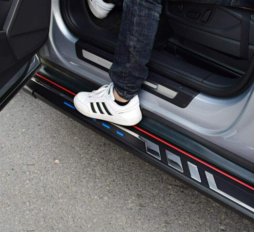 2Pcs Aluminum Running Boards Fixed Nerf Bars Side Steps with Brackets Compatible with KIA Carnival Sedona 2015-2021 (ZY) image number 4