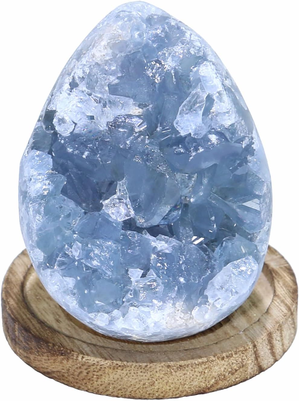 Nvzi Celestite Crystals, Crystal Clusters, Raw Crystals, Witchcraft Crystals, Blue Calcite Crystal, Angelite Crystal, Blue Crystal, Witchcraft Supplies, Crystals and Healing Stones(100-150G) image number 6