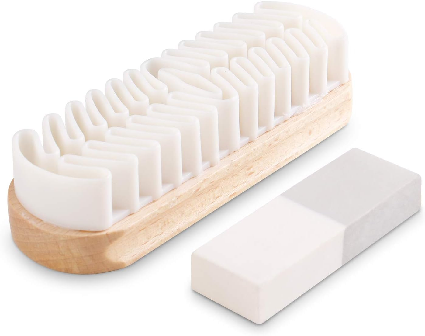 Suede Nubuck Cleaning Kit Hard-Wearing Crepe Brush Bonus a Cleaning Eraser - Clean All Suede Leathers - Professional for Nubuck Shoes Boots Bags Purses Jackets Couches image number 4