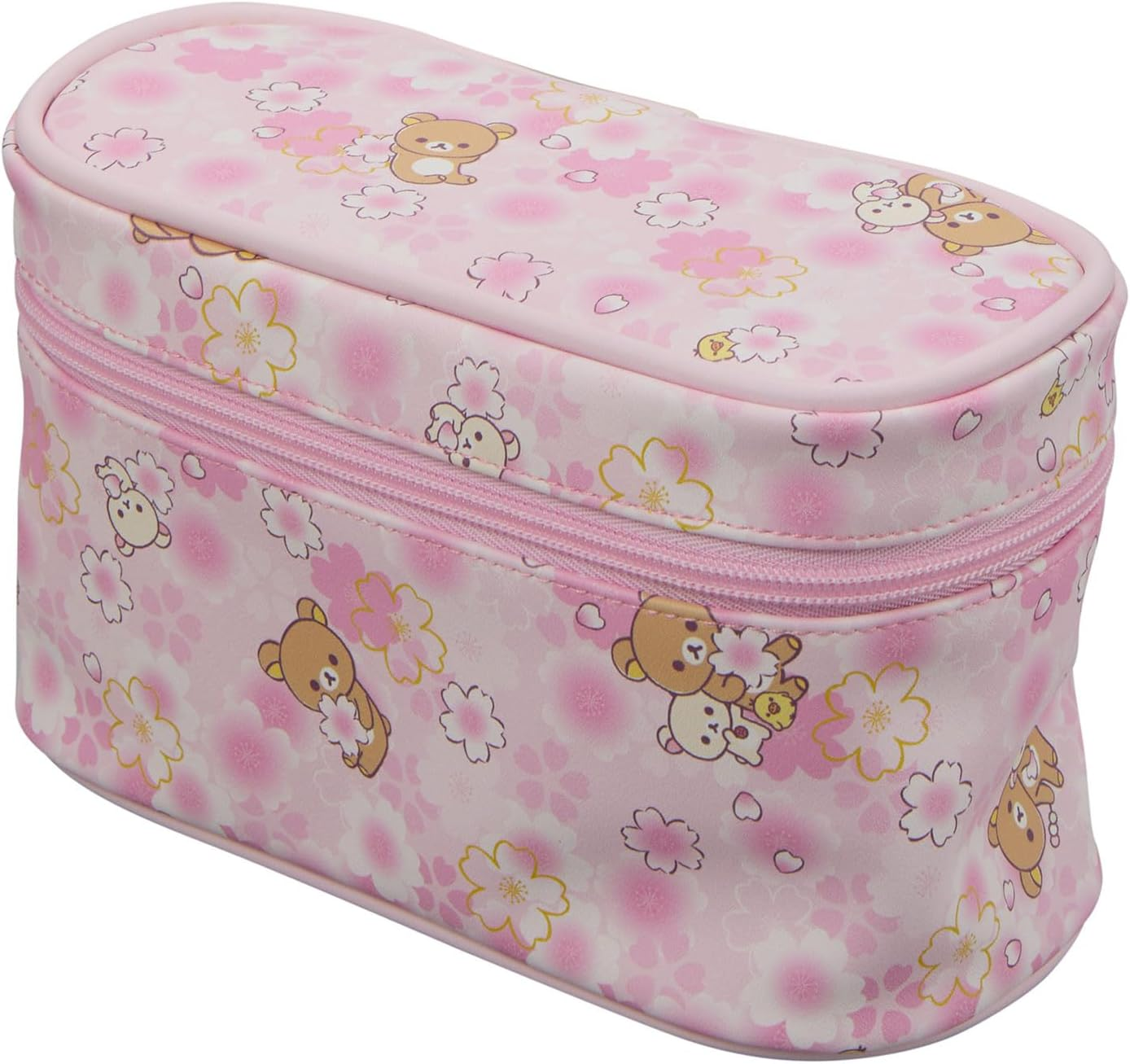 Rilakkuma 7122 RK46. Pink Sakura Travel Pouch Set