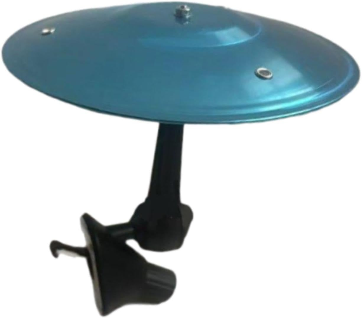 Vsenkes Car Cymbal Air Vent Mounted Compact Easy Install Stainless Steel Mini Car Crash Cymbal for Drivers Music Lovers Drummers, 225 Mm