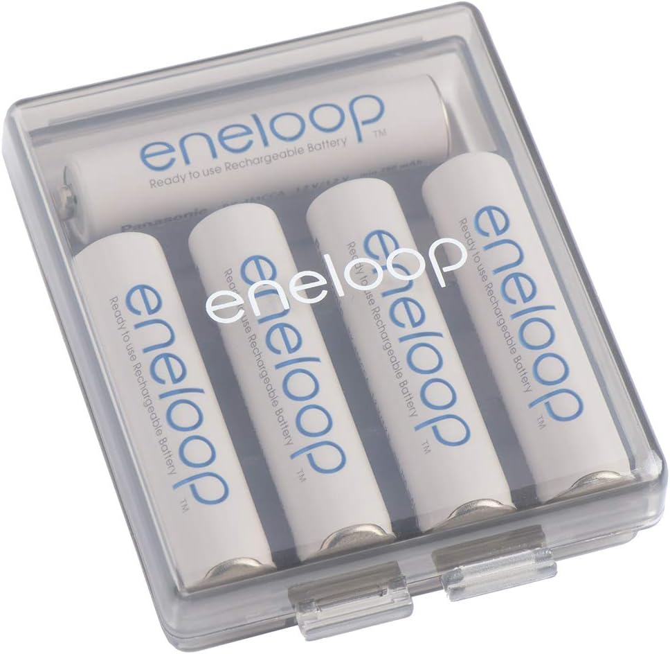 Panasonic BQ-CASEK6SA Eneloop Pro Battery Storage Cases with 4AA or 5AAA Battery Capacity, Obsidian Gray (Pack of 6) image number 5