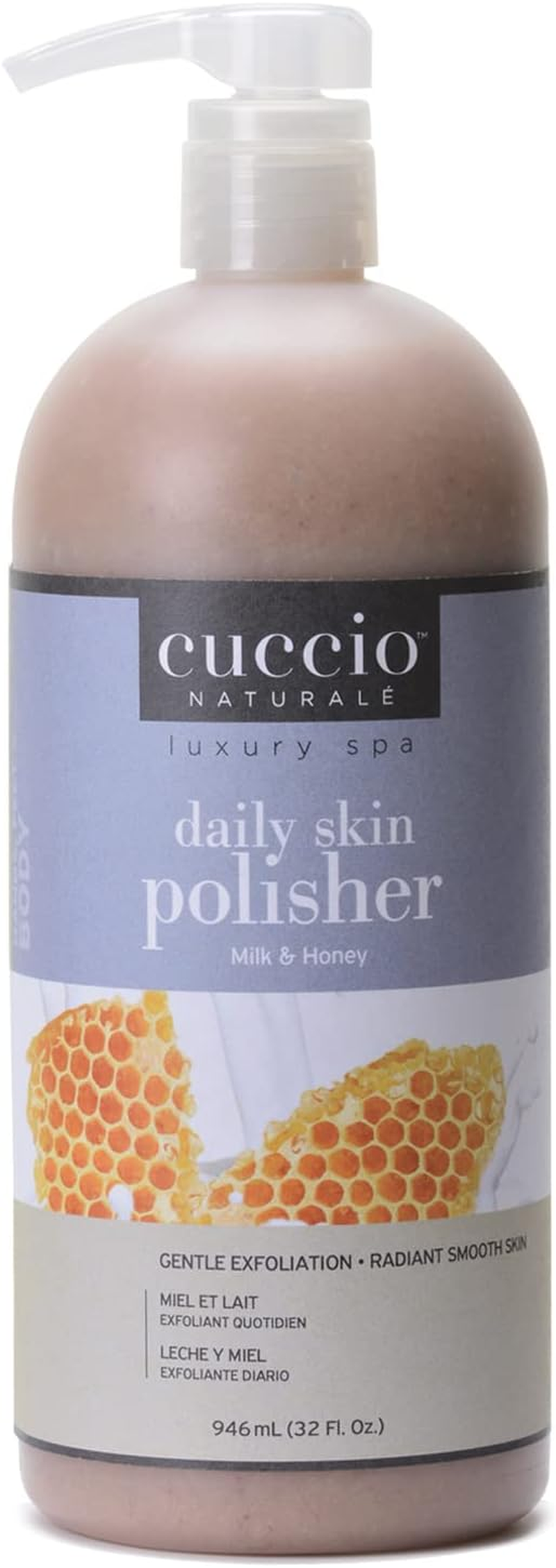 Cuccio Cuccio Naturale Daily Skin Body Polisher - Soothes and Softens Your Skin - Gentle Exfoliation Process - Lifts Dead Cells from the Skin&rsquo;S Surface 8 Fl Oz image number 3