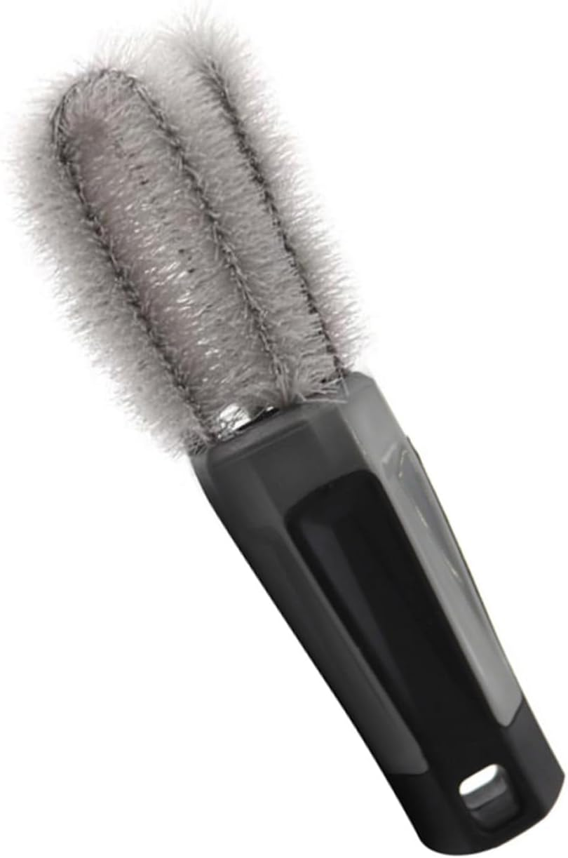 ULTECHNOVO Wheel Brush Tire Brush Car Detailing Cleaning Tool with Handle for Automotive Wheel and Tire Maintenance image number 3
