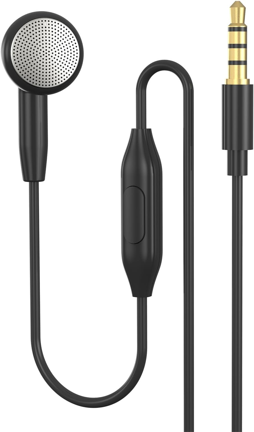 Single Earphone with Mic for Monaural 3.5Mm/Usb C, Comfort Fit, One Side Earphone Earplugs image number 6