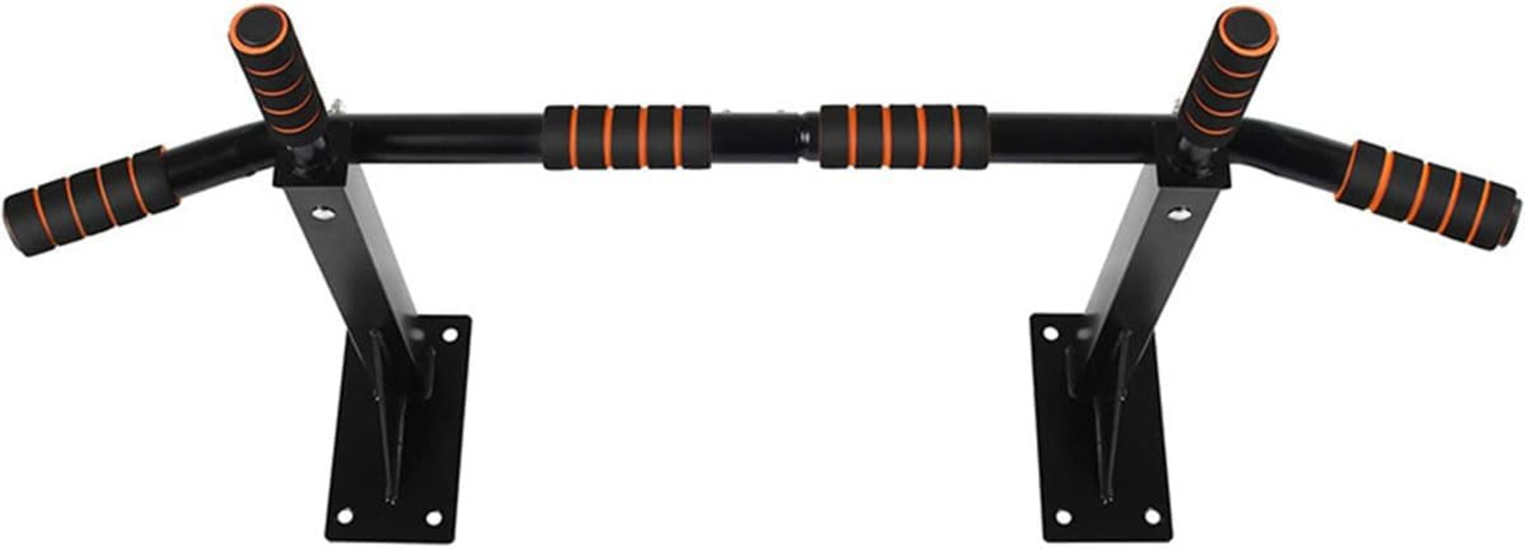 AIMALL Heavy-Duty Wall-Mounted Horizontal Bar for Door Frames, Adjustable Width 37-47In, Non-Slip Grips, High-Quality Steel, Ideal for Home Fitness & Bodyweight Exercises image number 3