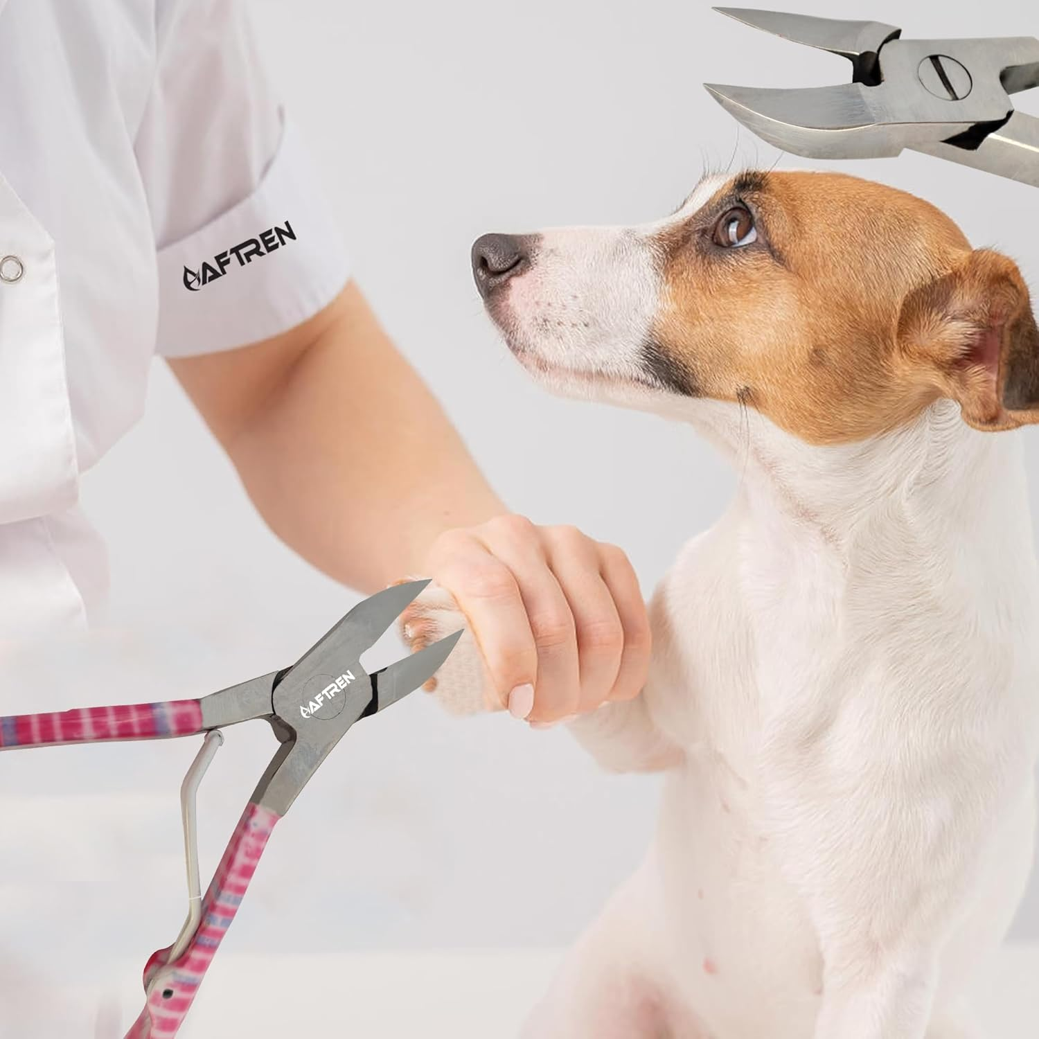 Dog Claw Grooming Toenail Clippers, Professional Stainless Steel Nail Clippers for Thick Puffy Nails, Podiatrist, Pedicure Tool, Sharp Blade for Cats and Dogs, 5.5 Cm, Pink image number 5