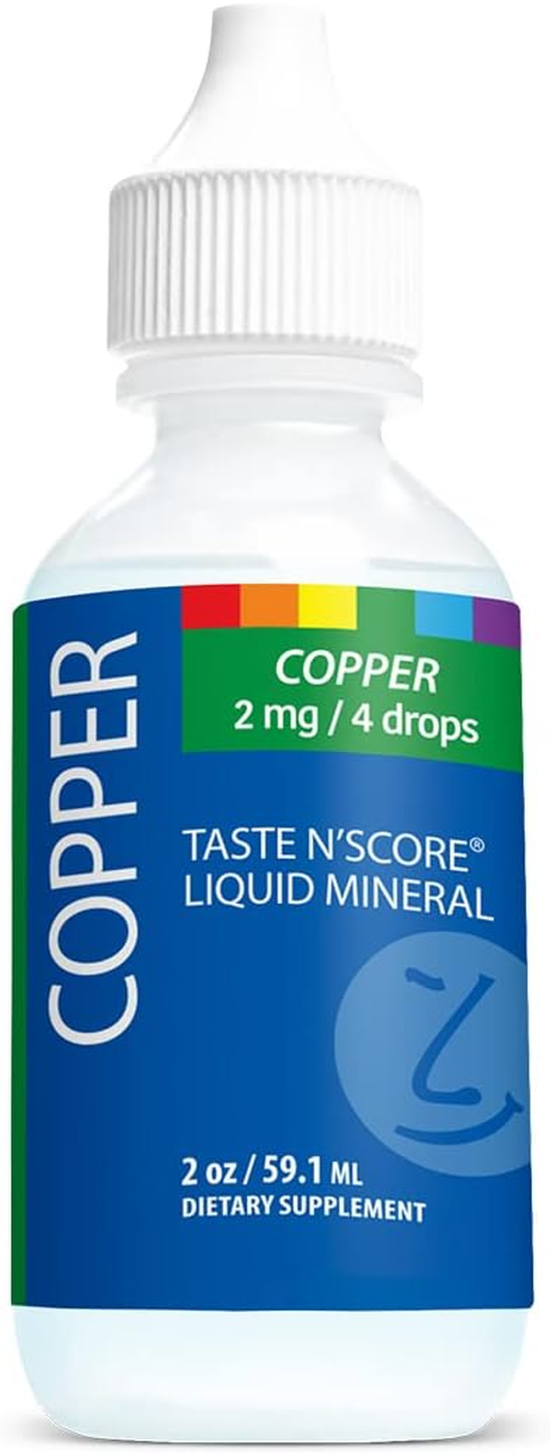 Taste N' Score | Copper | Liquid Mineral Supplement & Assessment Kit | Easy to Mix into Drinks & Smoothies | 100% Pure Minerals, No Preservatives | 2 Oz image number 5