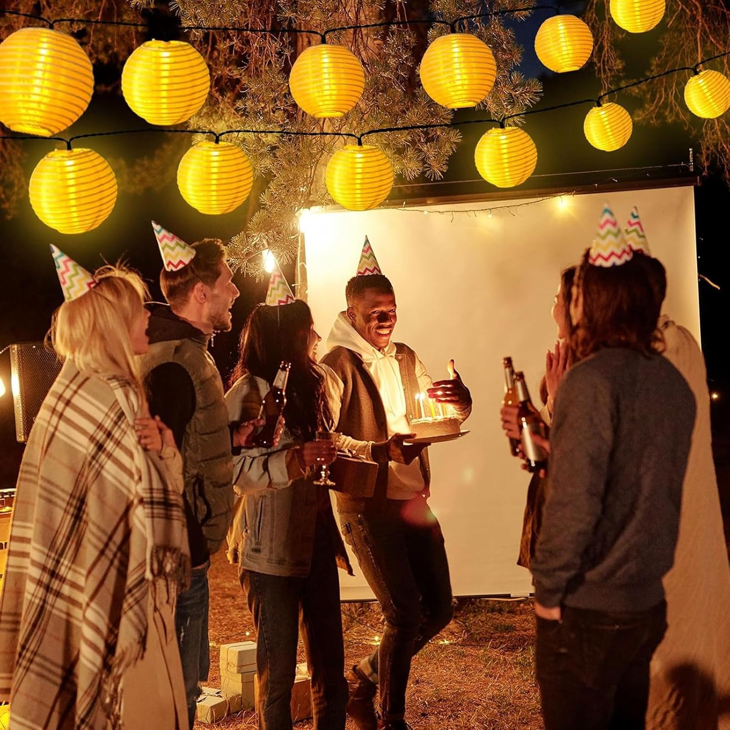 Alegre 3.5 M 10 LED Solar Fairy Lights Lantern Outdoor with 8 Modes image number 4