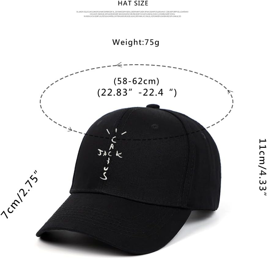 QICAT 100% Cotton Cactus Jack Baseball Caps Travis Scott Unisex Astroworld Dad Hat Cap ASTROWORLD Embroidery Man Women Summer Hat