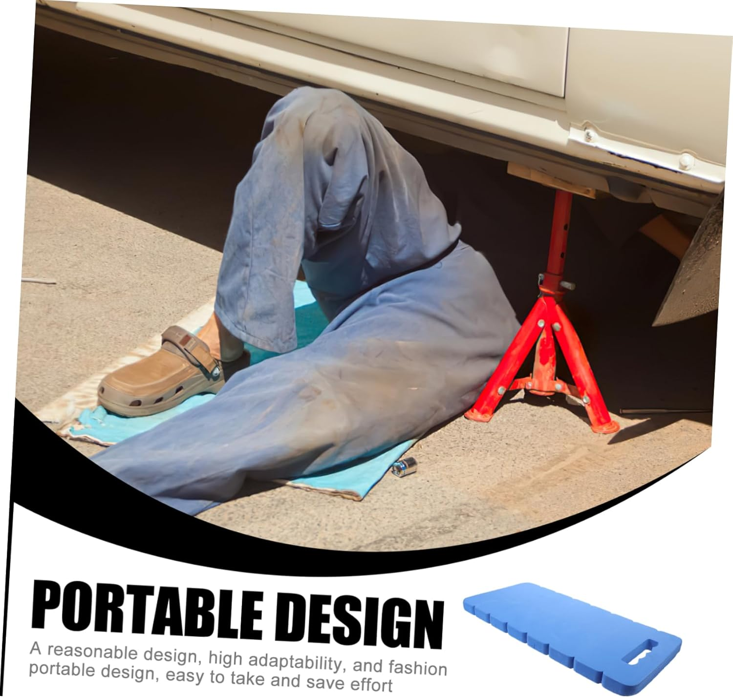 Garden Kneeling Pad and Cushion for Gardening 45X21X2.5Cm Eva Foam Waterproof Mat Lightweight Knee Support Seat Pad for Outdoor Yard Work and Exercise image number 4