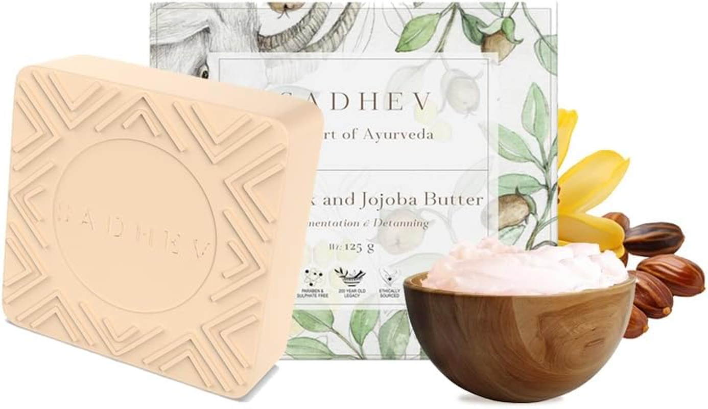 Sadhev - Depigmentation Bathing Bar - Goat Milk & Jojoba Butter image number 3